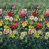Обои Designers Guild Tapestry Flower Panels PDG1153-01